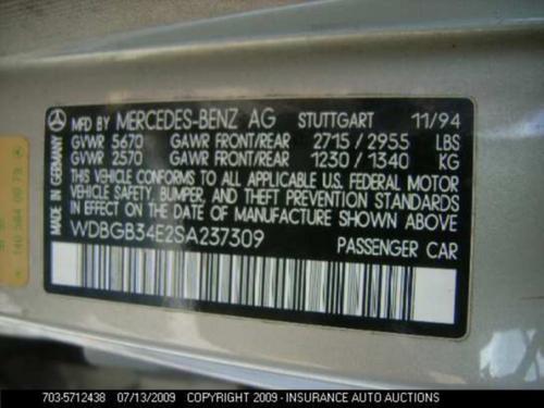 MERCEDES-BENZ MERCEDES S-CLASS