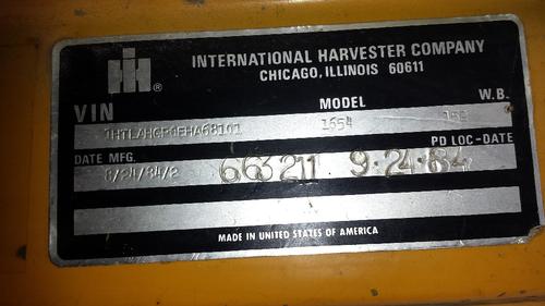 INTERNATIONAL S1600