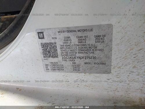 Chevrolet SILVERADO 2500 PICKUP