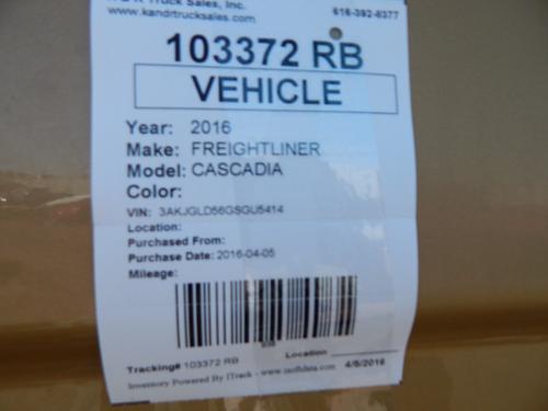 FREIGHTLINER Cascadia