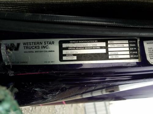 WESTERN STAR TR 4900E