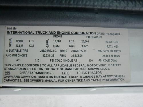 INTERNATIONAL 9200