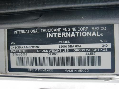 INTERNATIONAL 9200