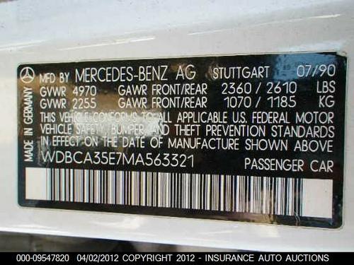 MERCEDES-BENZ MERCEDES 420