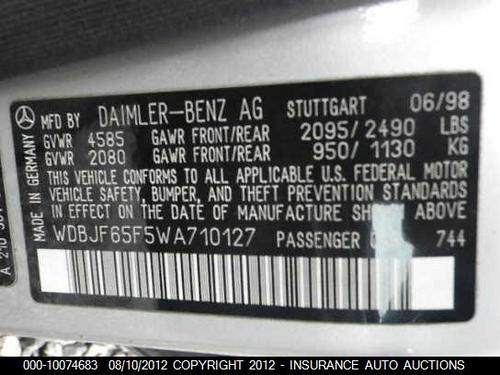 MERCEDES-BENZ MERCEDES E-CLASS