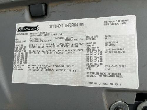 FREIGHTLINER COLUMBIA 120