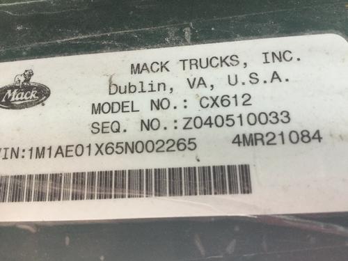 MACK CX VISION