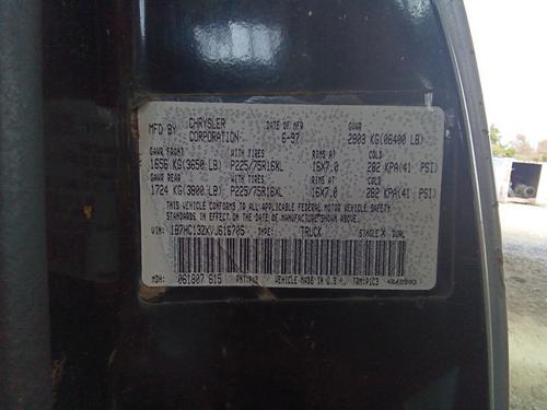 DODGE DODGE 1500 PICKUP