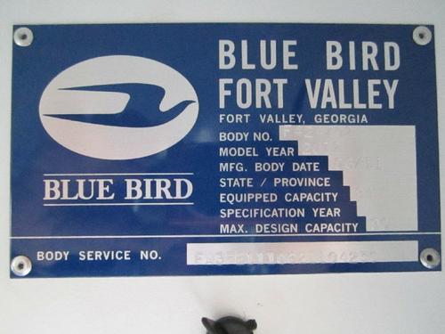 BLUE BIRD ALL AMERICAN FRONT ENGINE