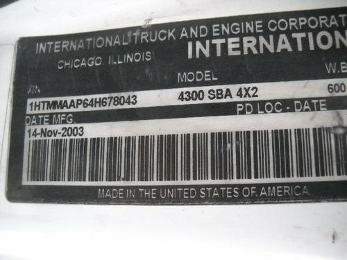 INTERNATIONAL 4300